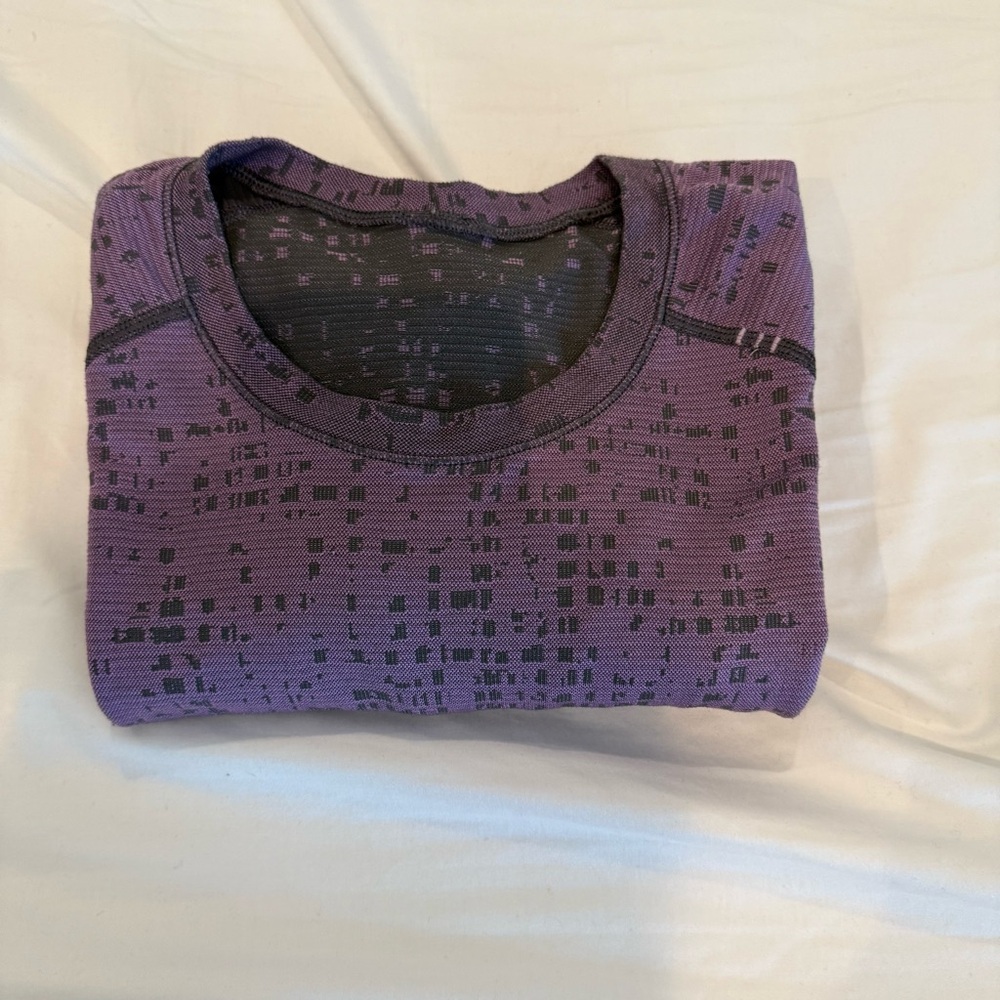 Purple Patterned Lululemon small